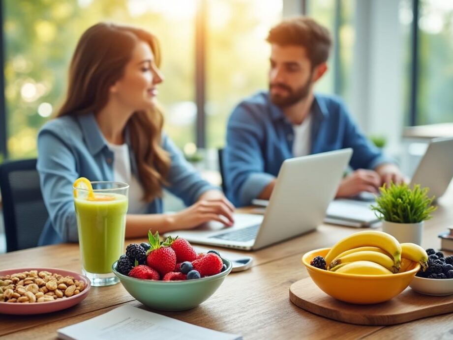 découvrez des astuces simples et efficaces pour optimiser votre alimentation au bureau et maintenir une énergie constante tout au long de la journée.